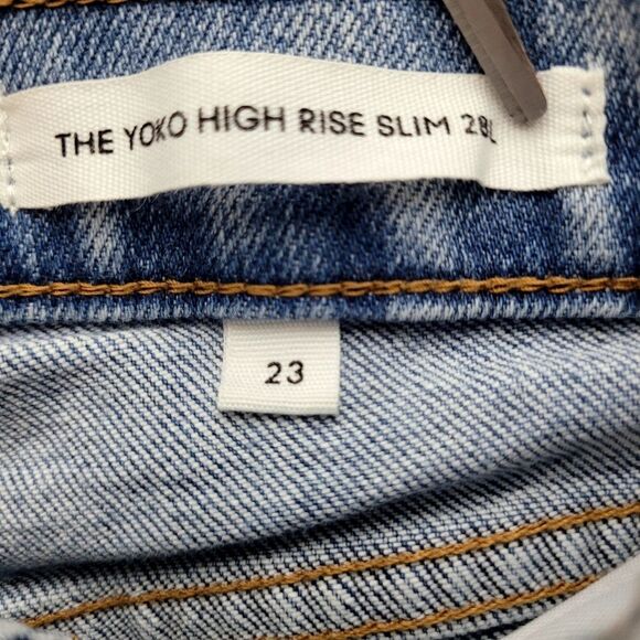 Denim Forum The Yoko High Rise Slim Jeans Size 23 - Picture 7 of 9